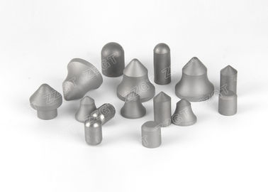 87 HRA Tungsten Carbide Mining Bits , Coal Mining Cemented Carbide Button Bits