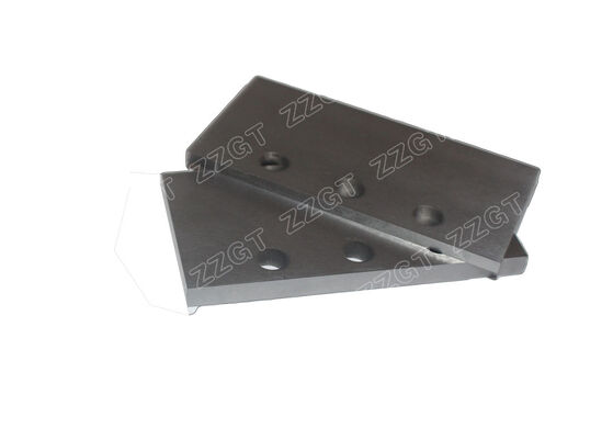 Sandblasted YG11C Tungsten Carbide Knives For Textile Industry