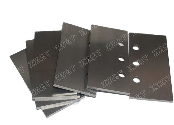 Sandblasted YG11C Tungsten Carbide Knives For Textile Industry